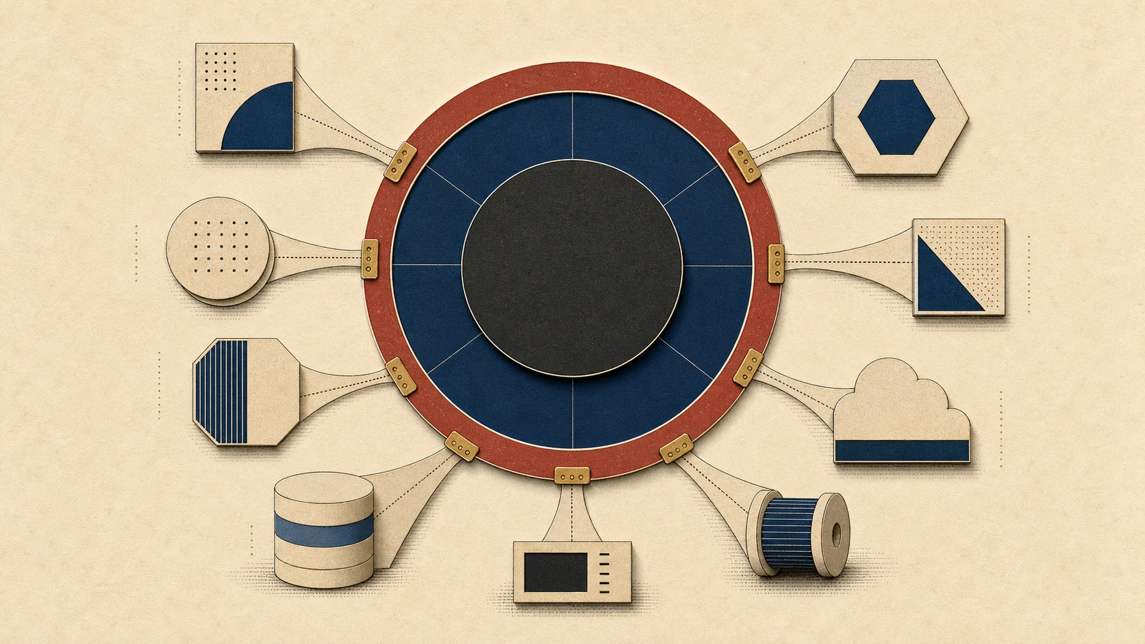 Stable entities and use cases at the center, with business plugins and external infrastructure beyond explicit boundaries and all dependencies pointing inward